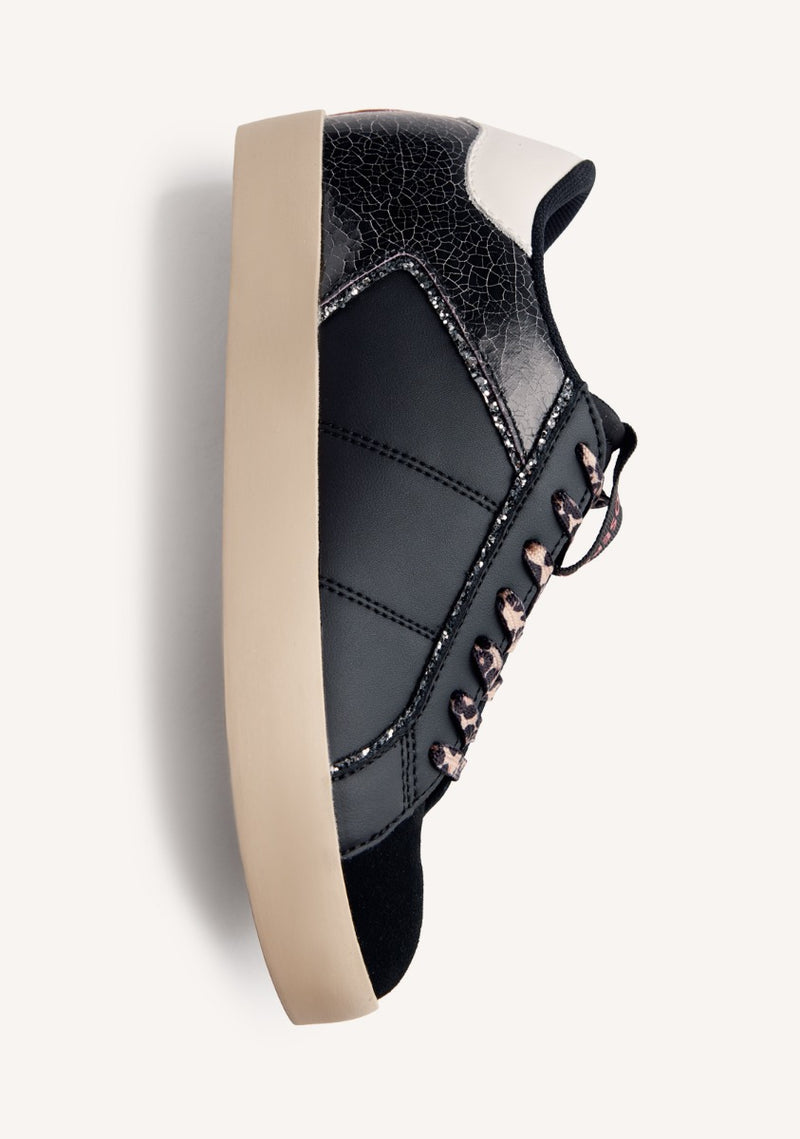 SNEAKERS CON ZEPPA PELLE LEOPARDATA EDINA