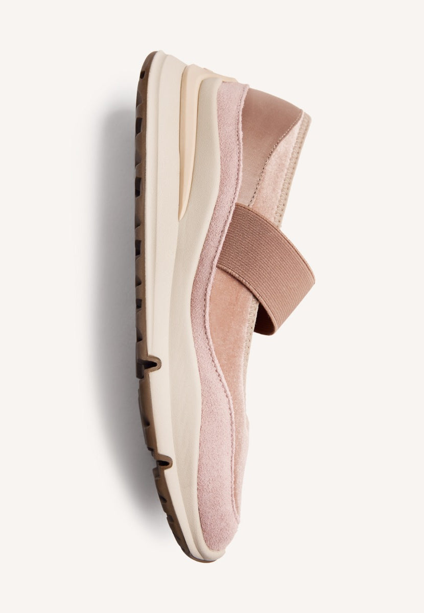 VELVET OPEN SNEAKERS MECOSTA