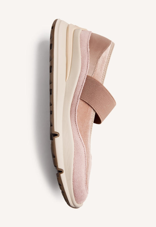 VELVET OPEN SNEAKERS MECOSTA