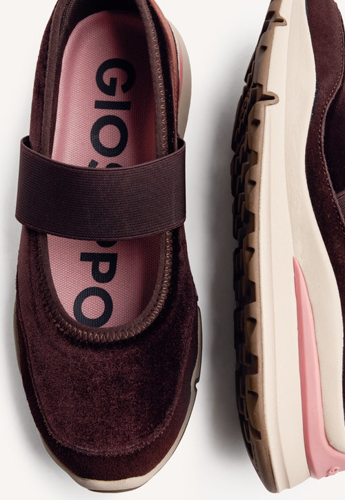 VELVET OPEN SNEAKERS MECOSTA