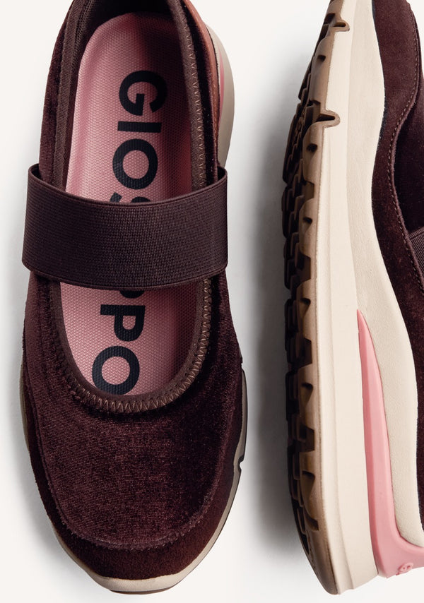 VELVET OPEN SNEAKERS MECOSTA