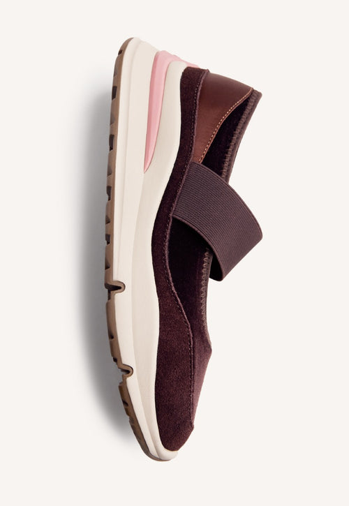 VELVET OPEN SNEAKERS MECOSTA