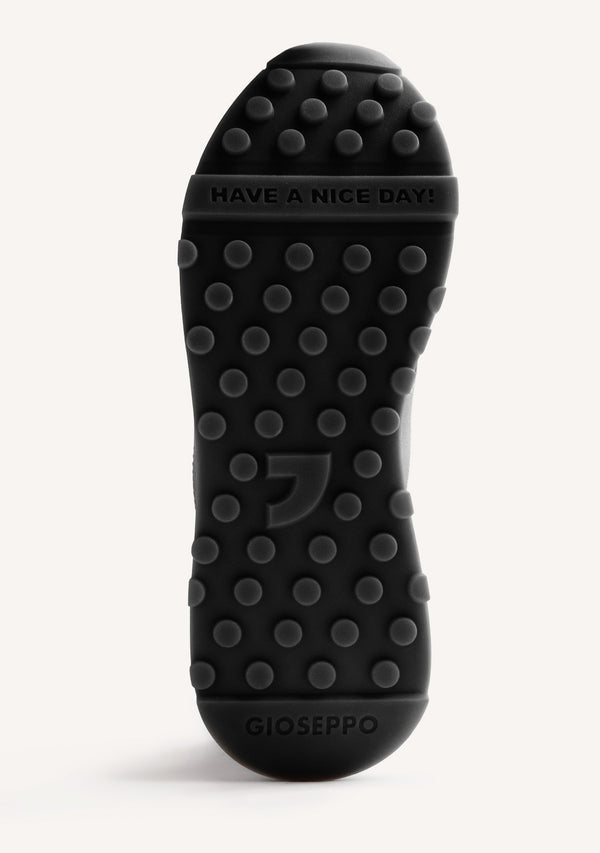 LEATHER AND CORDUROY SNEAKERS LAWTON