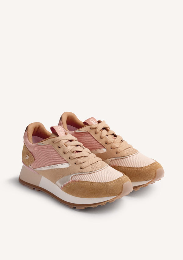 ZAPATILLAS PIEL Y PANA LAWTON