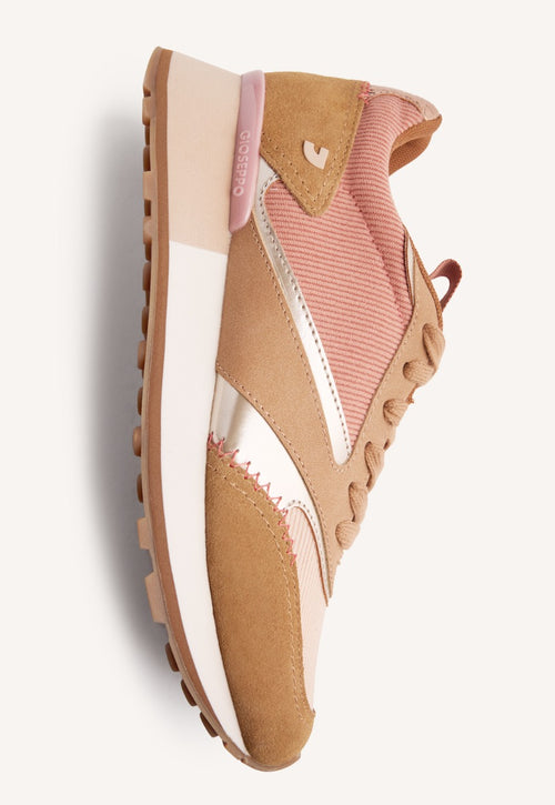 LEATHER AND CORDUROY SNEAKERS LAWTON