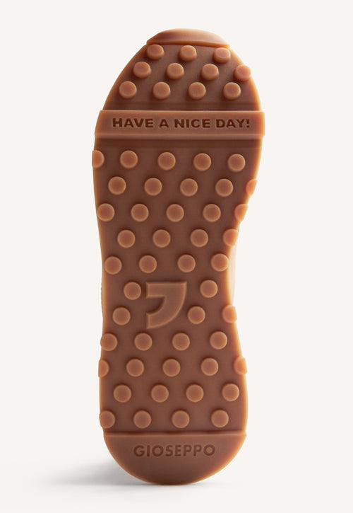 LEATHER AND CORDUROY SNEAKERS LAWTON