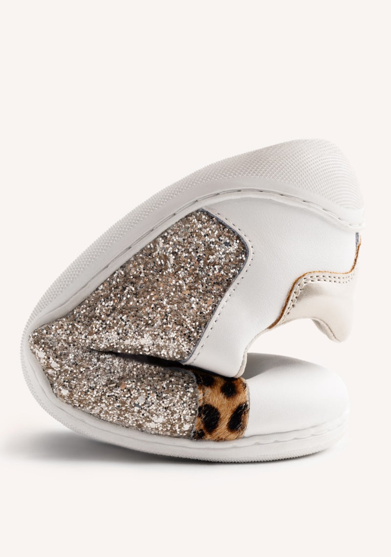 GIOSEPPO BAREFOOT - LEATHER SHINE SNEAKERS LEELANAU