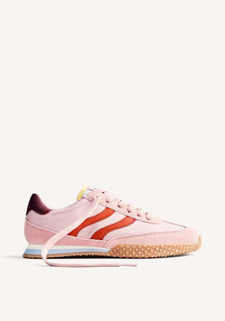LEATHER AND NYLON SNEAKERS CONGER