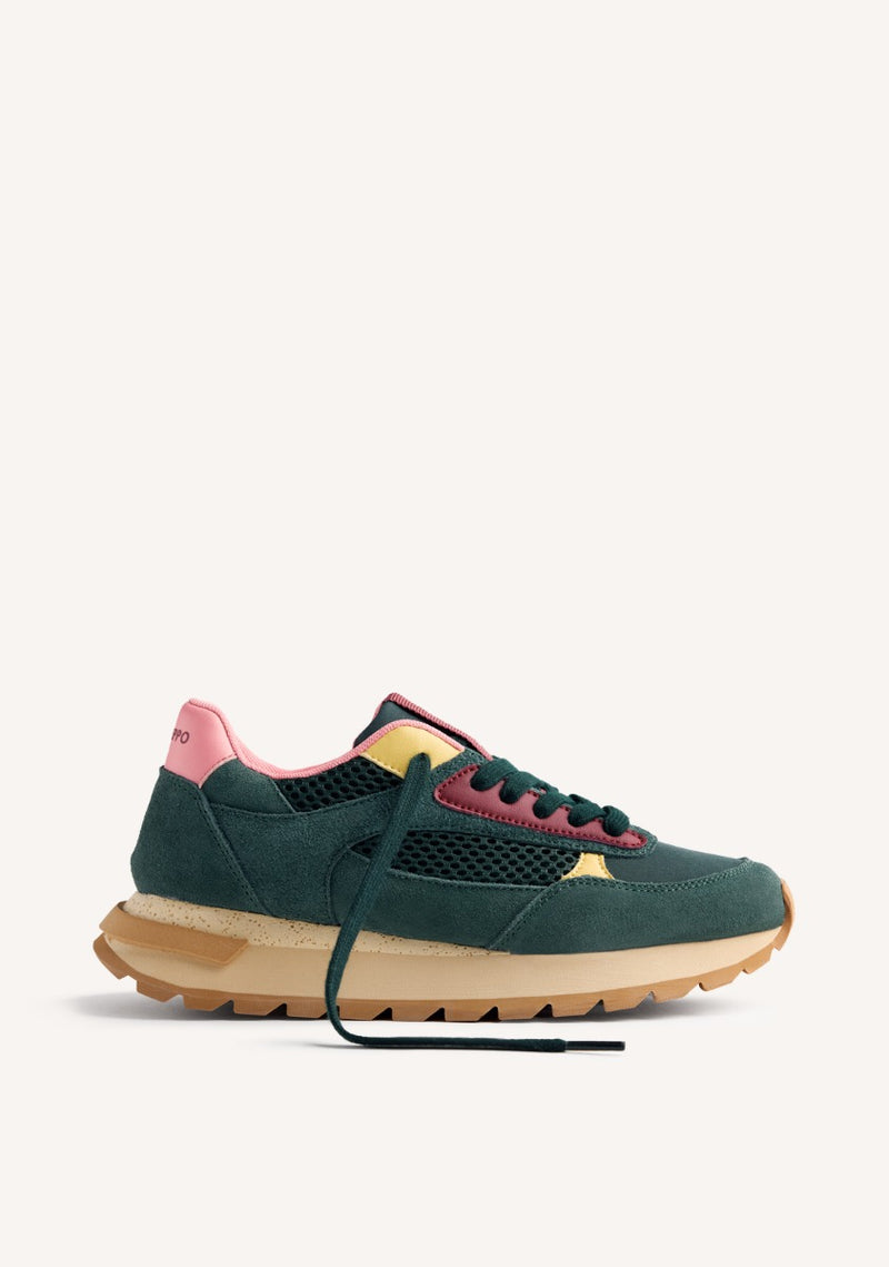 ZAPATILLAS PIEL Y REJILLA ZEMPLE
