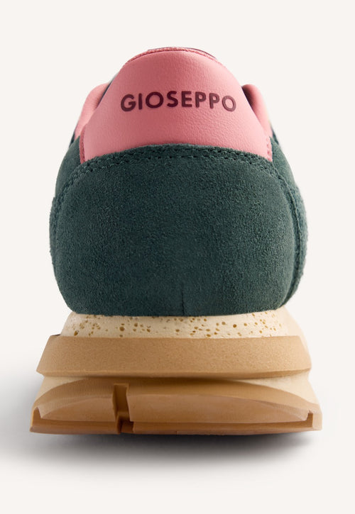 LEATHER AND MESH SNEAKERS ZEMPLE