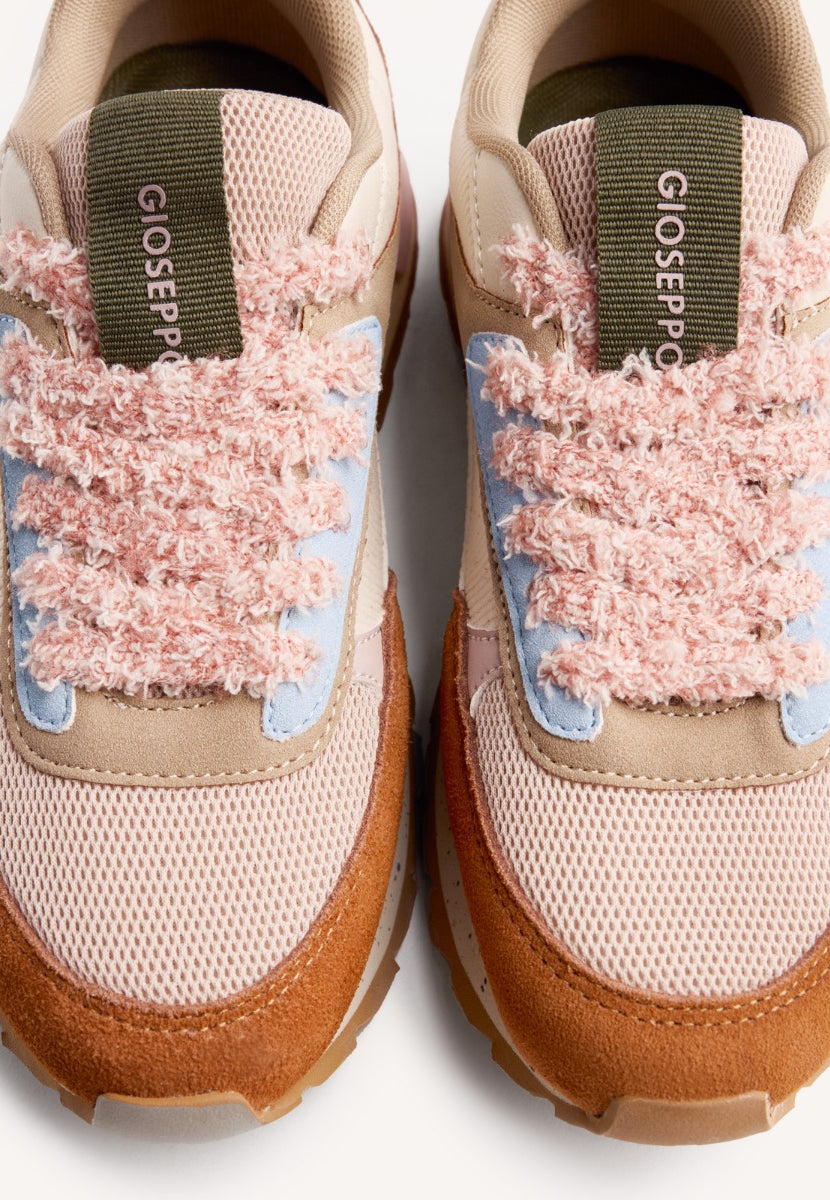 LEATHER AND CORDUROY SNEAKERS KELLIHER