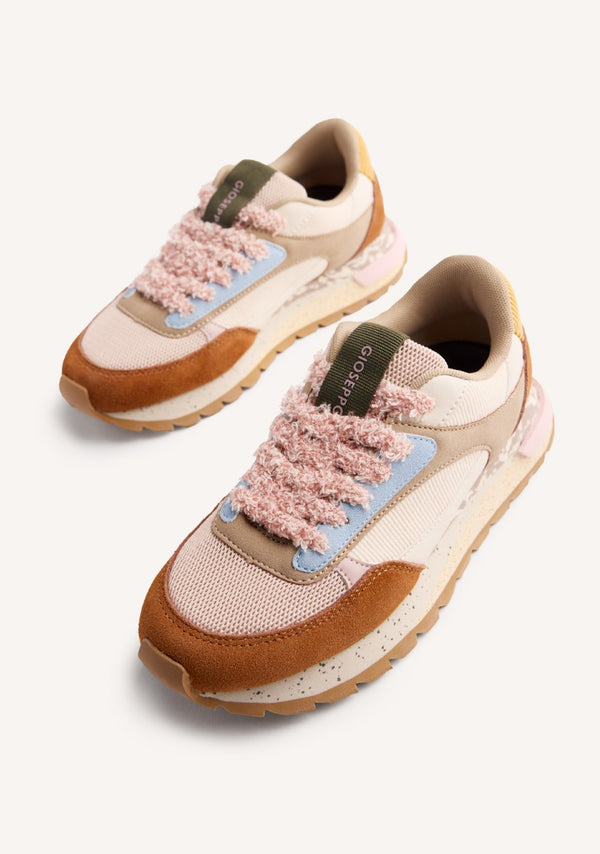 LEATHER AND CORDUROY SNEAKERS KELLIHER
