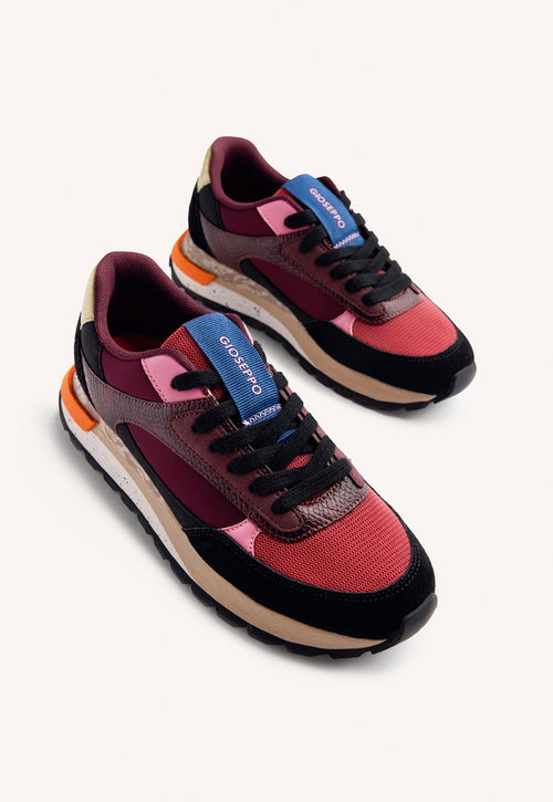 LEATHER AND MESH SNEAKERS EAGAN