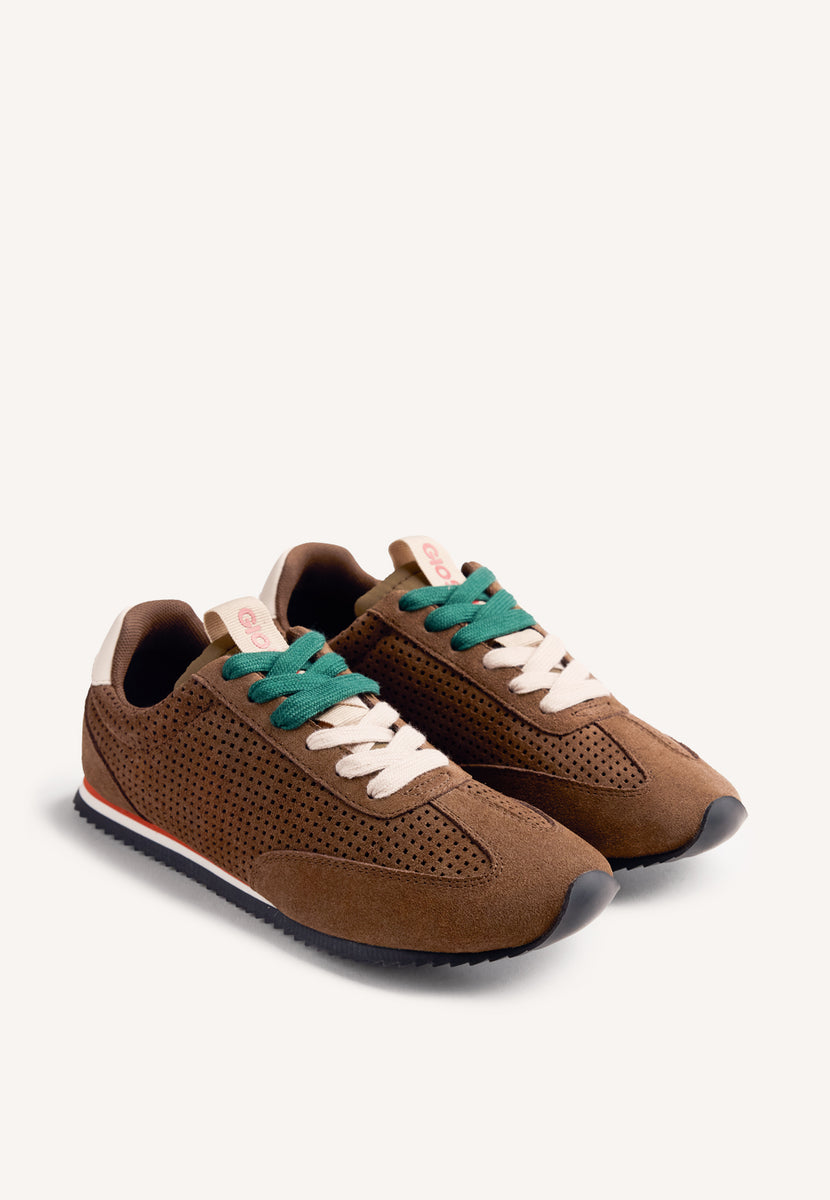 SUEDE LEATHER SNEAKERS ISANTI