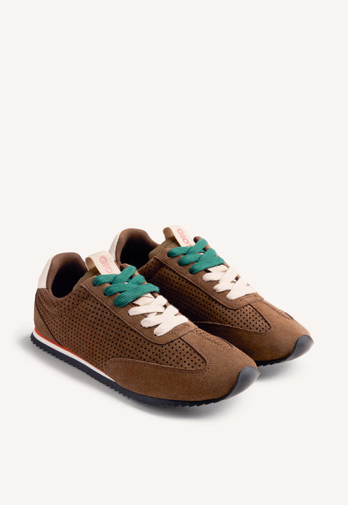 SUEDE LEATHER SNEAKERS ISANTI
