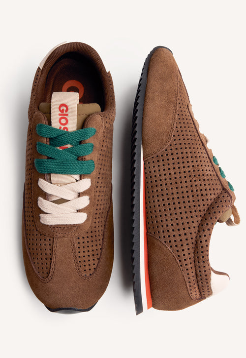 SUEDE LEATHER SNEAKERS ISANTI