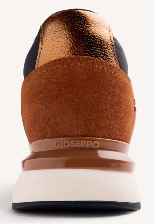 WEDGE LEATHER SNEAKERS HEMLOCK