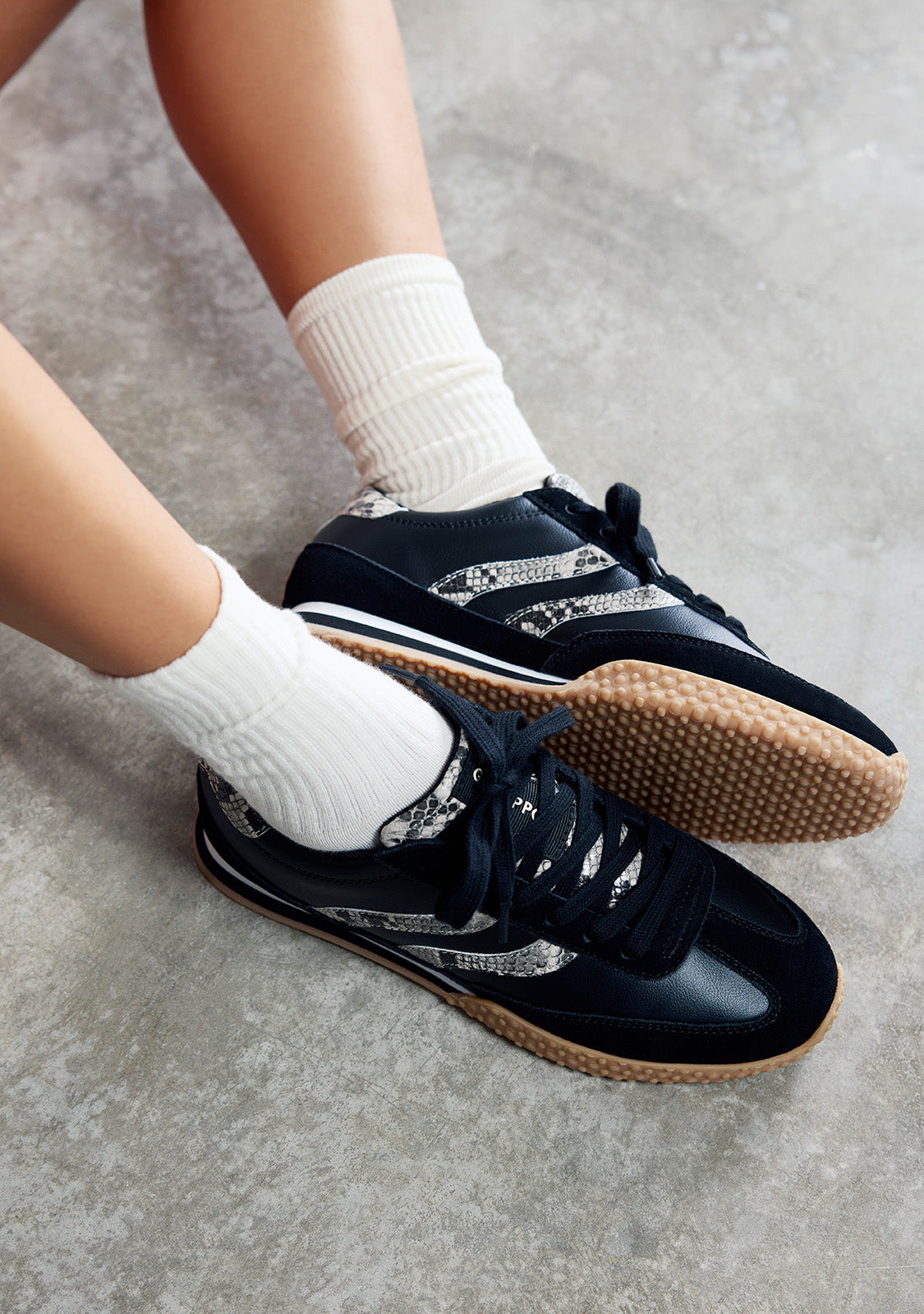 SNEAKERS PELLE DI SERPENTE GLADWIN
