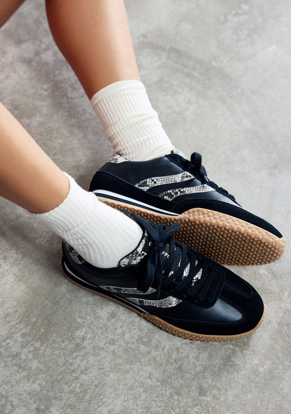 SNEAKERS PELLE DI SERPENTE GLADWIN