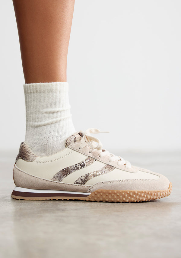 SNEAKERS PELLE DI SERPENTE GLADWIN