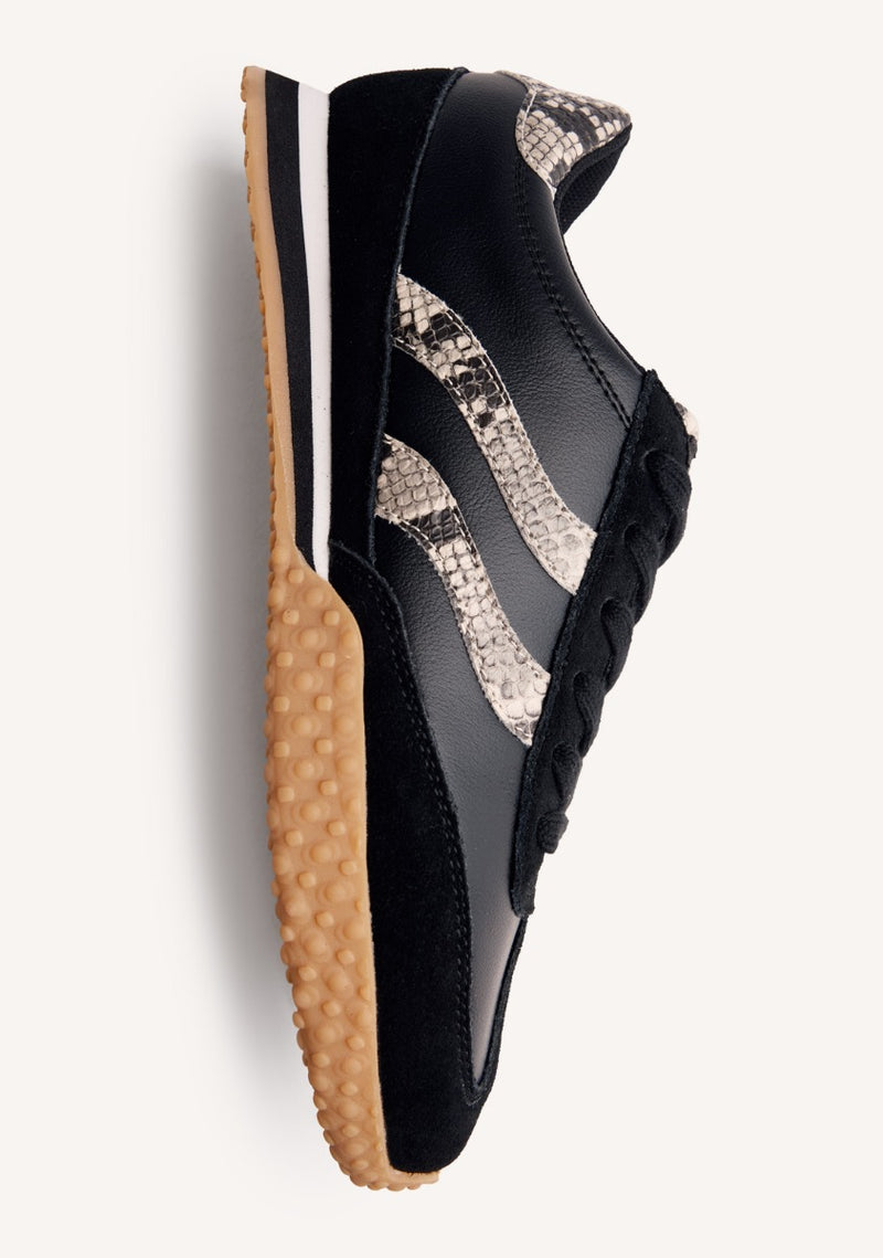 SNAKE LEATHER SNEAKERS GLADWIN