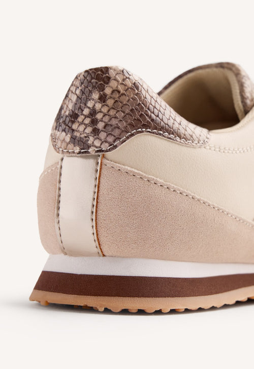 ANIMAL PRINT LEATHER SNEAKERS GLADWIN