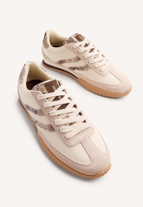 ANIMAL PRINT LEATHER SNEAKERS GLADWIN