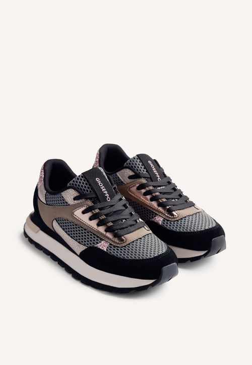 BASKETS CUIR ET MAILLE FUNKLEY