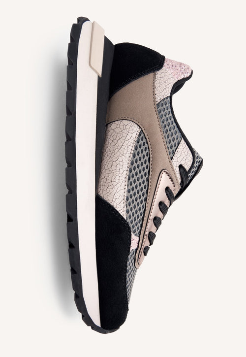 BASKETS CUIR ET MAILLE FUNKLEY