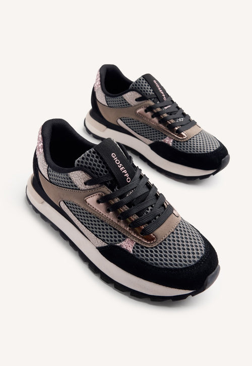 BASKETS CUIR ET MAILLE FUNKLEY