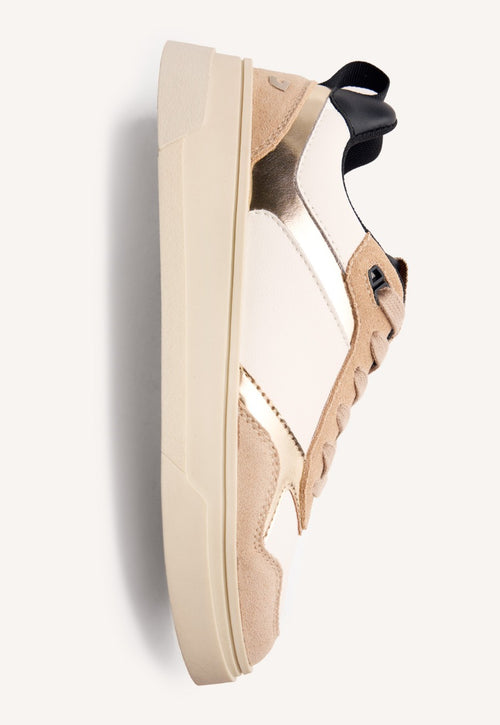 LEATHER SHINE SNEAKERS MANITOU