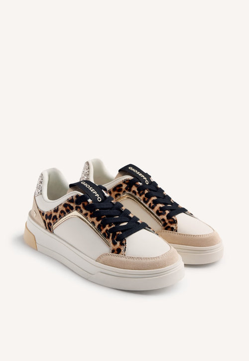 ANIMAL PRINT LEATHER SNEAKERS MORRICE