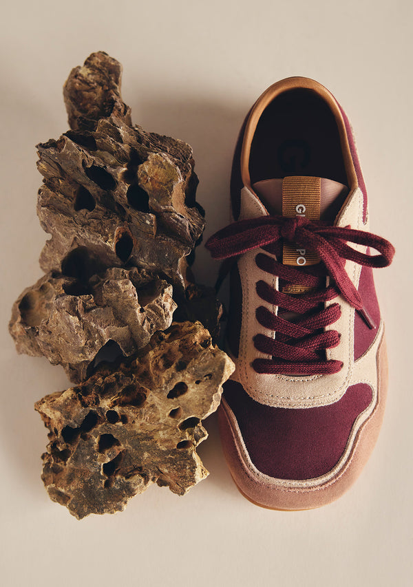 GIOSEPPO BAREFOOT - SNEAKERS PELLE SCAMOSCIATA POINTE