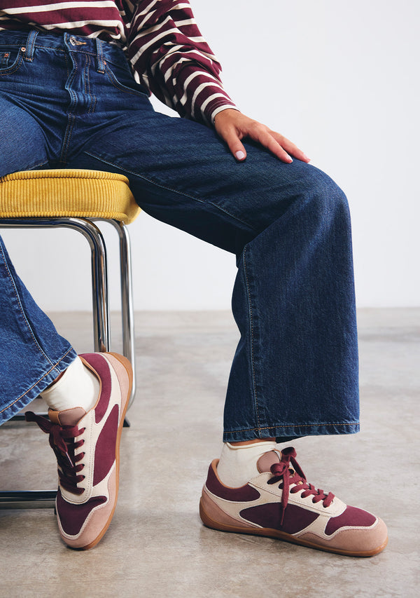 GIOSEPPO BAREFOOT - SNEAKERS PELLE SCAMOSCIATA POINTE