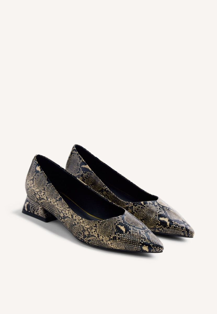 ZAPATOS TACÓN EFECTO SERPIENTE MESICK