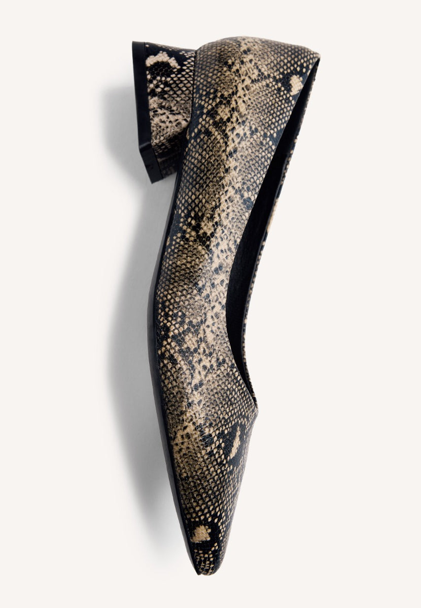 ZAPATOS TACÓN EFECTO SERPIENTE MESICK