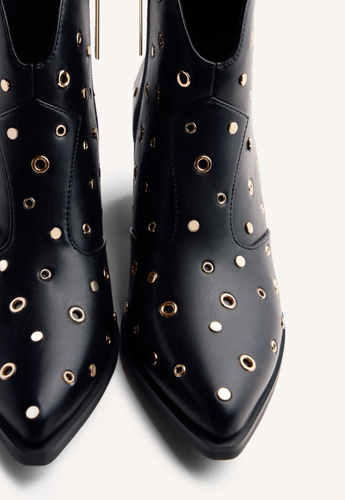 STUDS AND EYELETS ANIMAL PRINTBOY BOOTS MUSKEGON