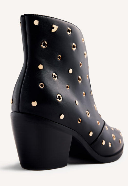 STUDS AND EYELETS ANIMAL PRINTBOY BOOTS MUSKEGON