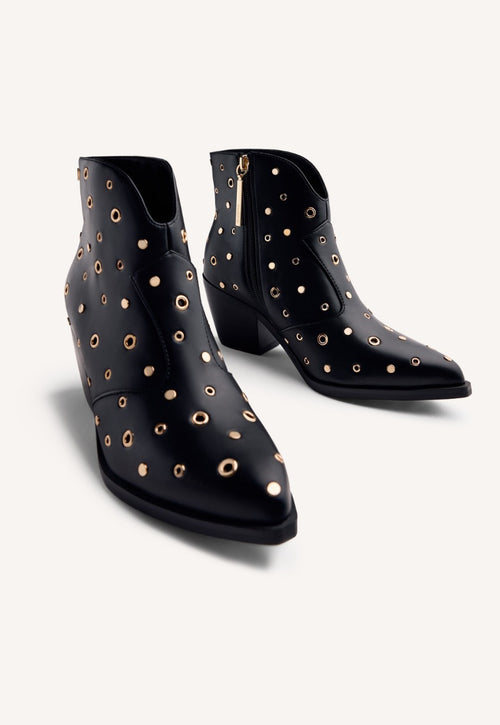 STUDS AND EYELETS ANIMAL PRINTBOY BOOTS MUSKEGON