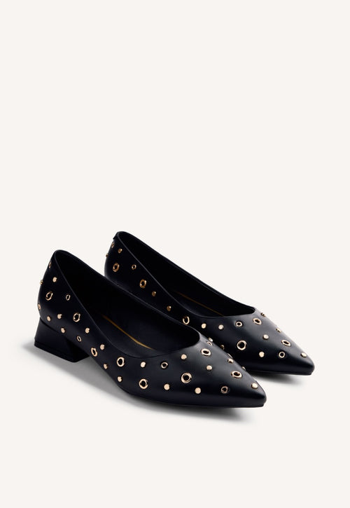 STUDS AND EYELETS HEELED SHOES KENYON