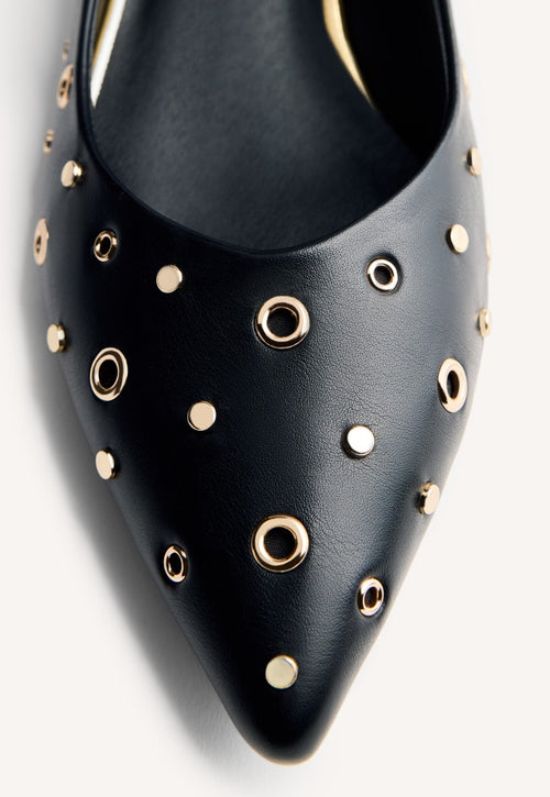 STUDS AND EYELETS HEELED SHOES KENYON