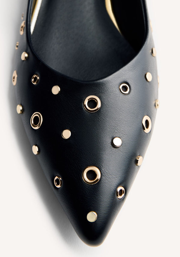 ZAPATOS TACÓN TACHAS Y OLLADOS KENYON