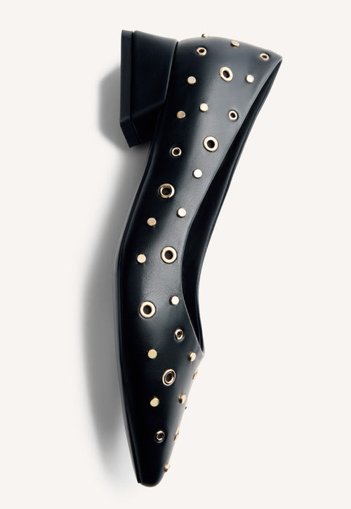 STUDS AND EYELETS HEELED SHOES KENYON