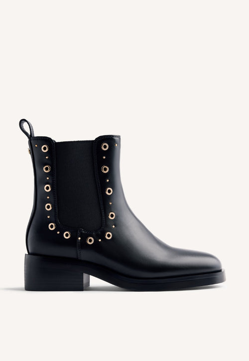 BOTINES CHELSEA TACHAS Y OLLADOS HALMA