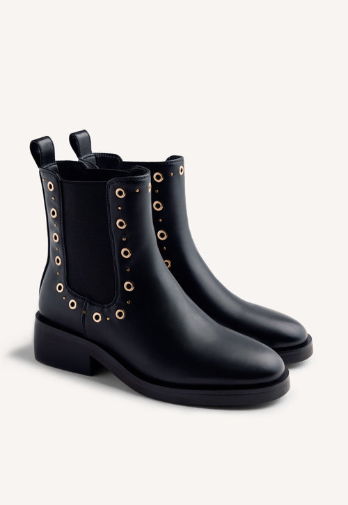 BOTINES CHELSEA TACHAS Y OLLADOS HALMA