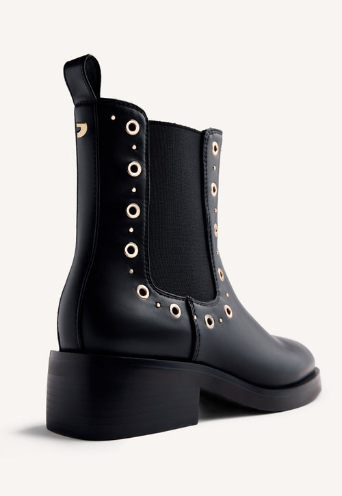 BOTINES CHELSEA TACHAS Y OLLADOS HALMA