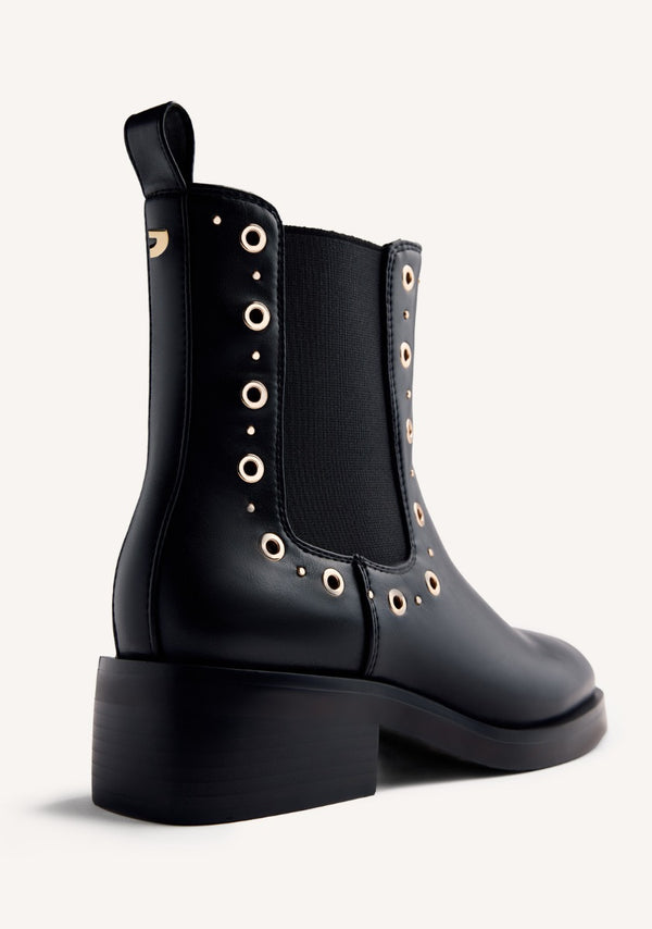 BOTINES CHELSEA TACHAS Y OLLADOS HALMA