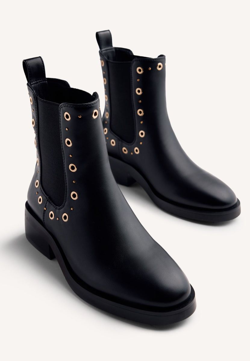 BOTINES CHELSEA TACHAS Y OLLADOS HALMA