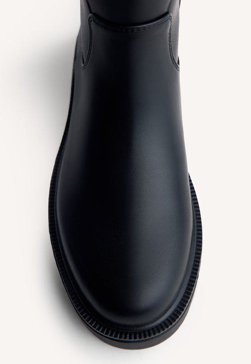 LEATHER BIKER BOOTS PETOSKEY