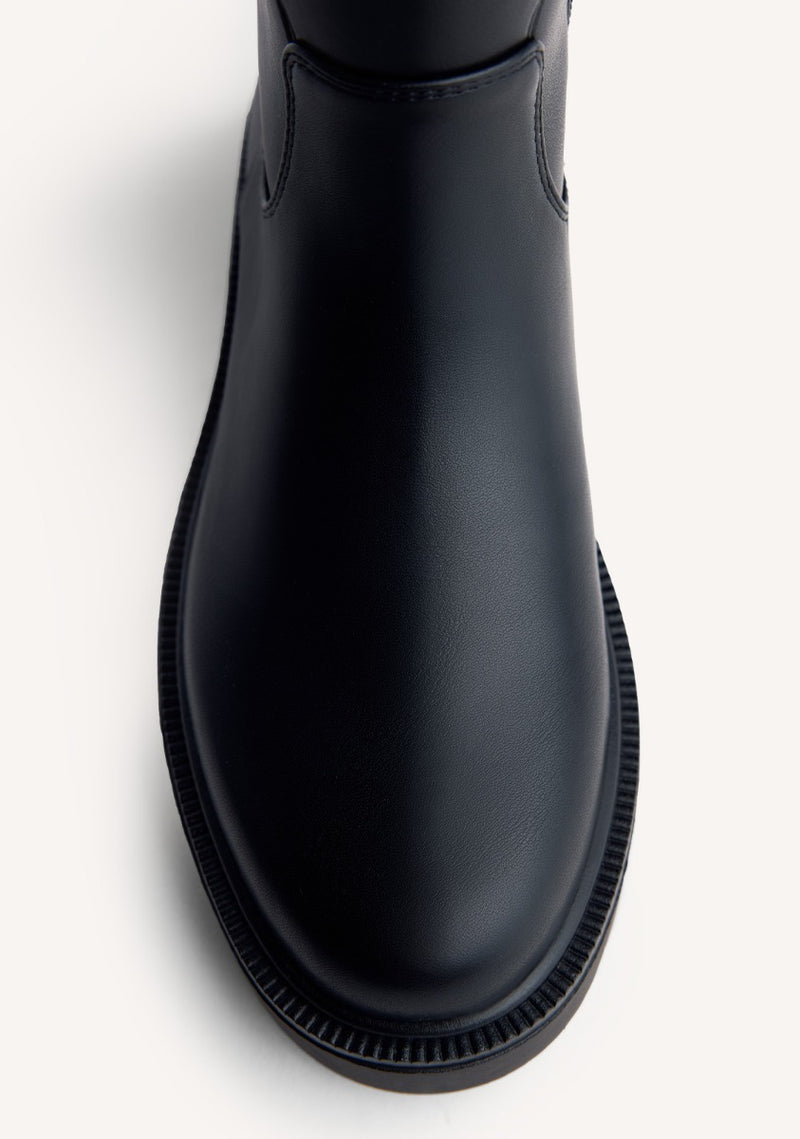 LEATHER BIKER BOOTS PETOSKEY